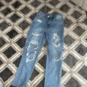 Highest high rise mom jeans
